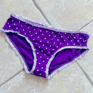 Vintage Victoria’s Secret purple polka dot panty y2k vintage